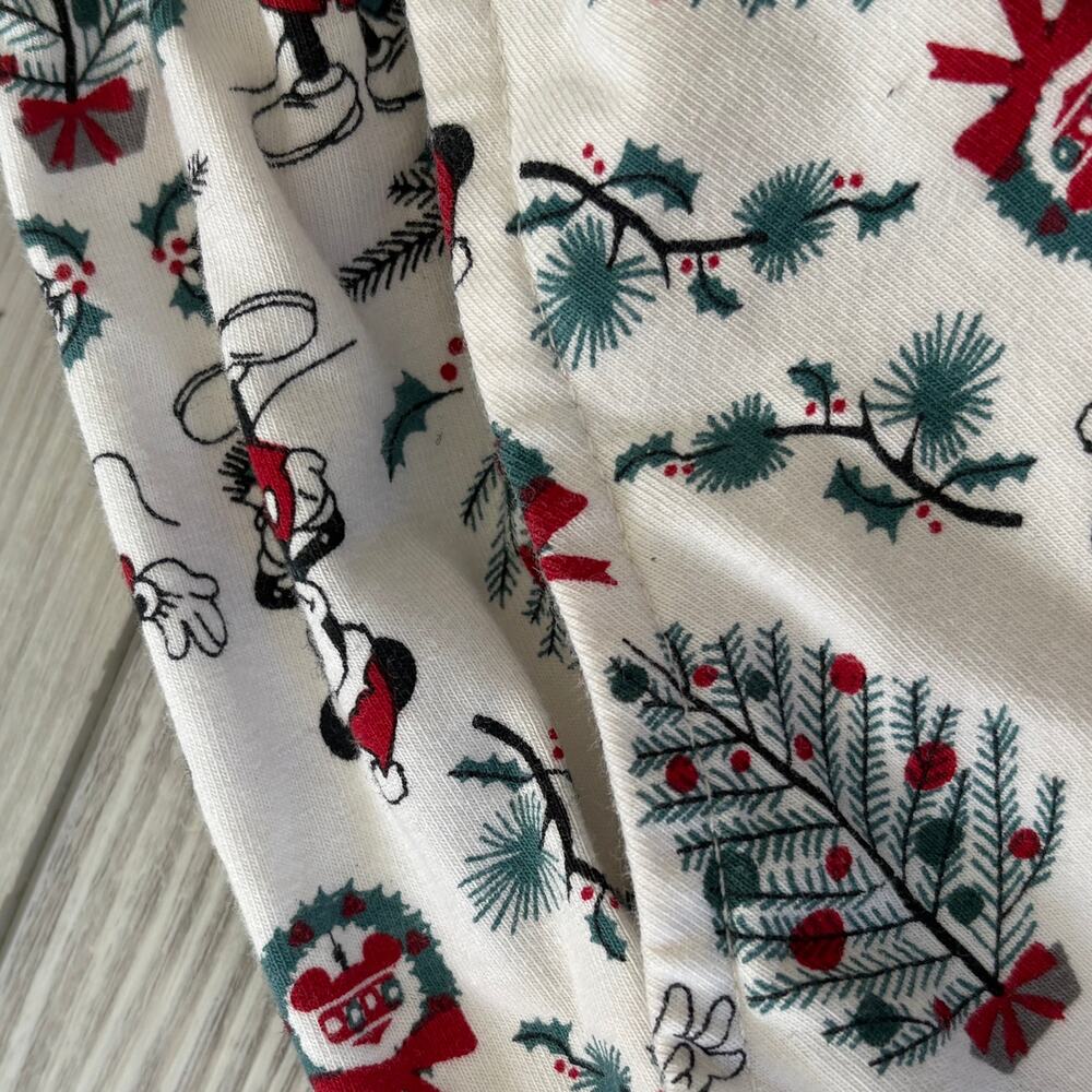 Disney x Hanna Andersson Girls Christmas Dress Mickey Minnie Holiday 110 US 5 - Picture 7 of 8
